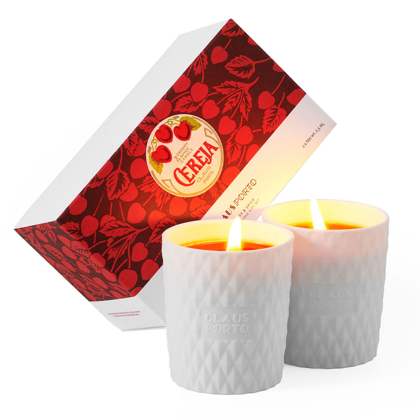 Mini Candles Gift Set Cereja / 2x70g