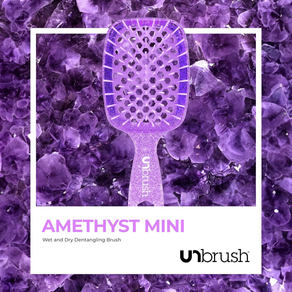 Unbrush Glitter Duo Set / Amethyst Lavender