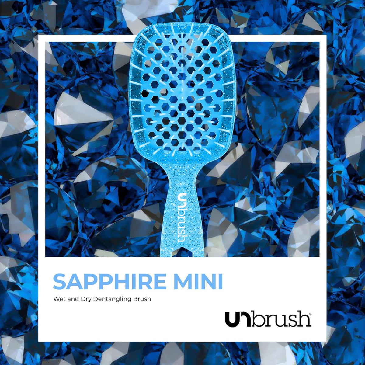 Unbrush Glitter Duo Set / Sapphire Blue