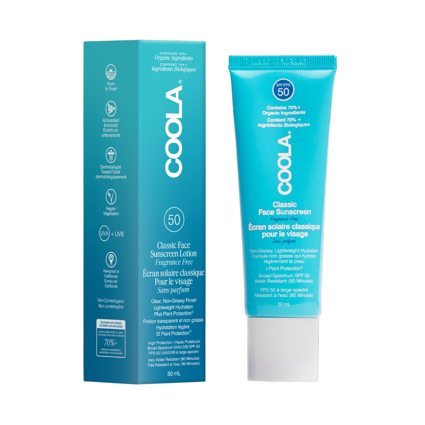 Classic SPF 50 Face Lotion Fragrance-Free