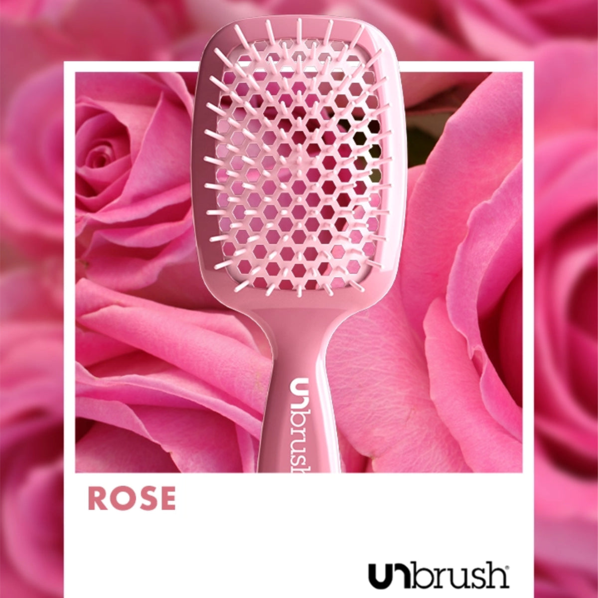 Detangling Hair Brush -Pastel Collection / Rose