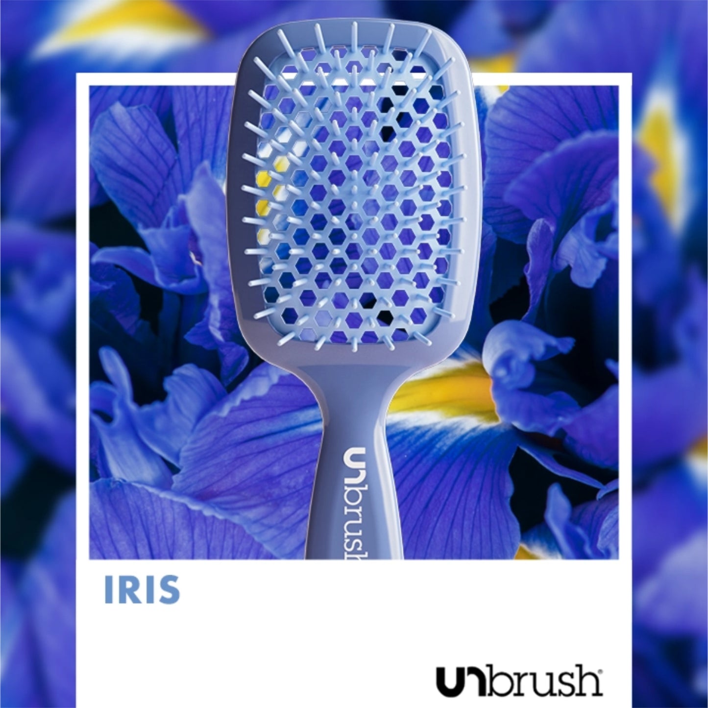 Detangling Hair Brush -Pastel Collection / Iris