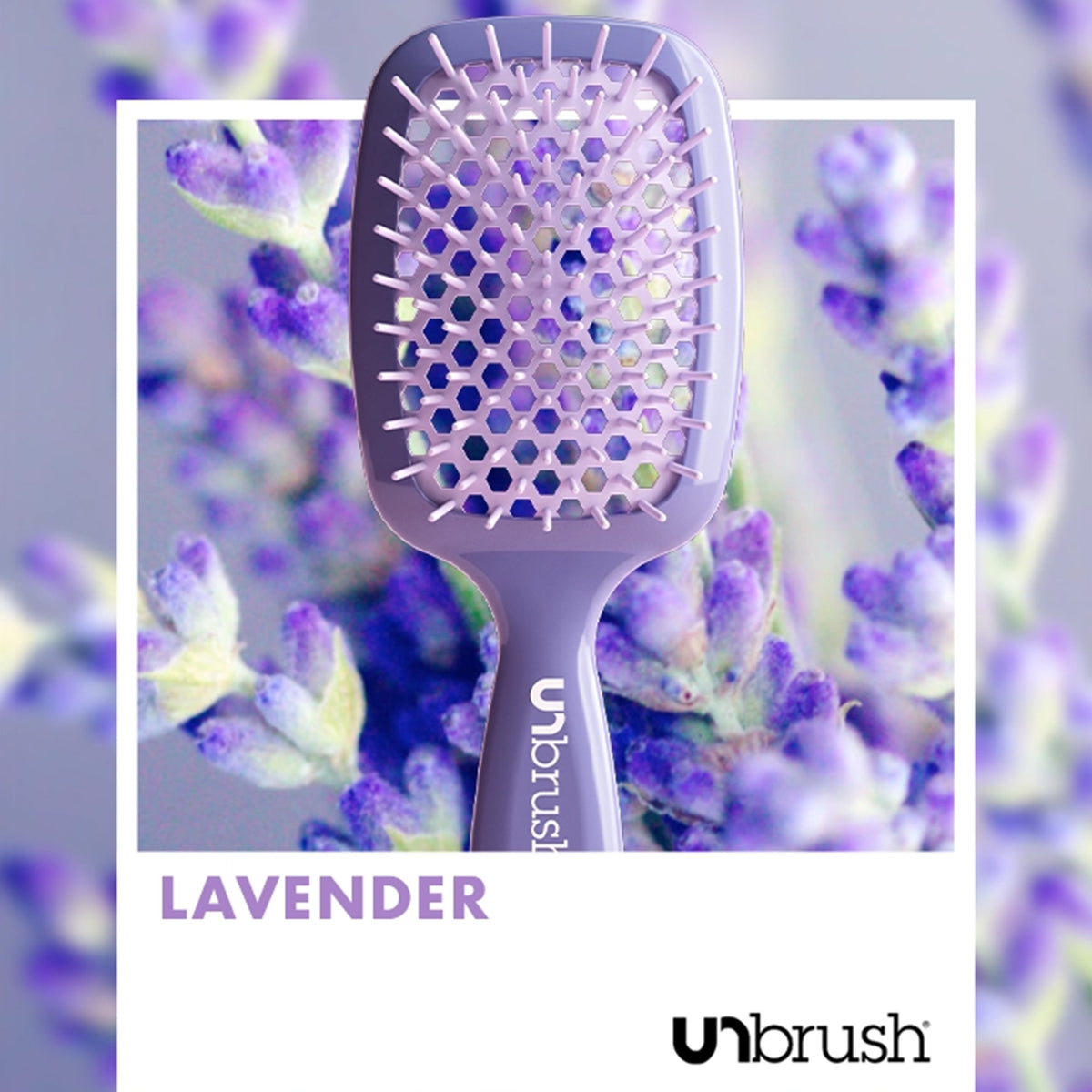 Detangling Hair Brush -Pastel Collection / Lavender