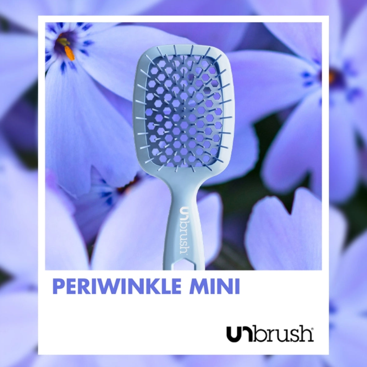 Detangling Hair Brush Mini -Pastel Collection / Periwinkle