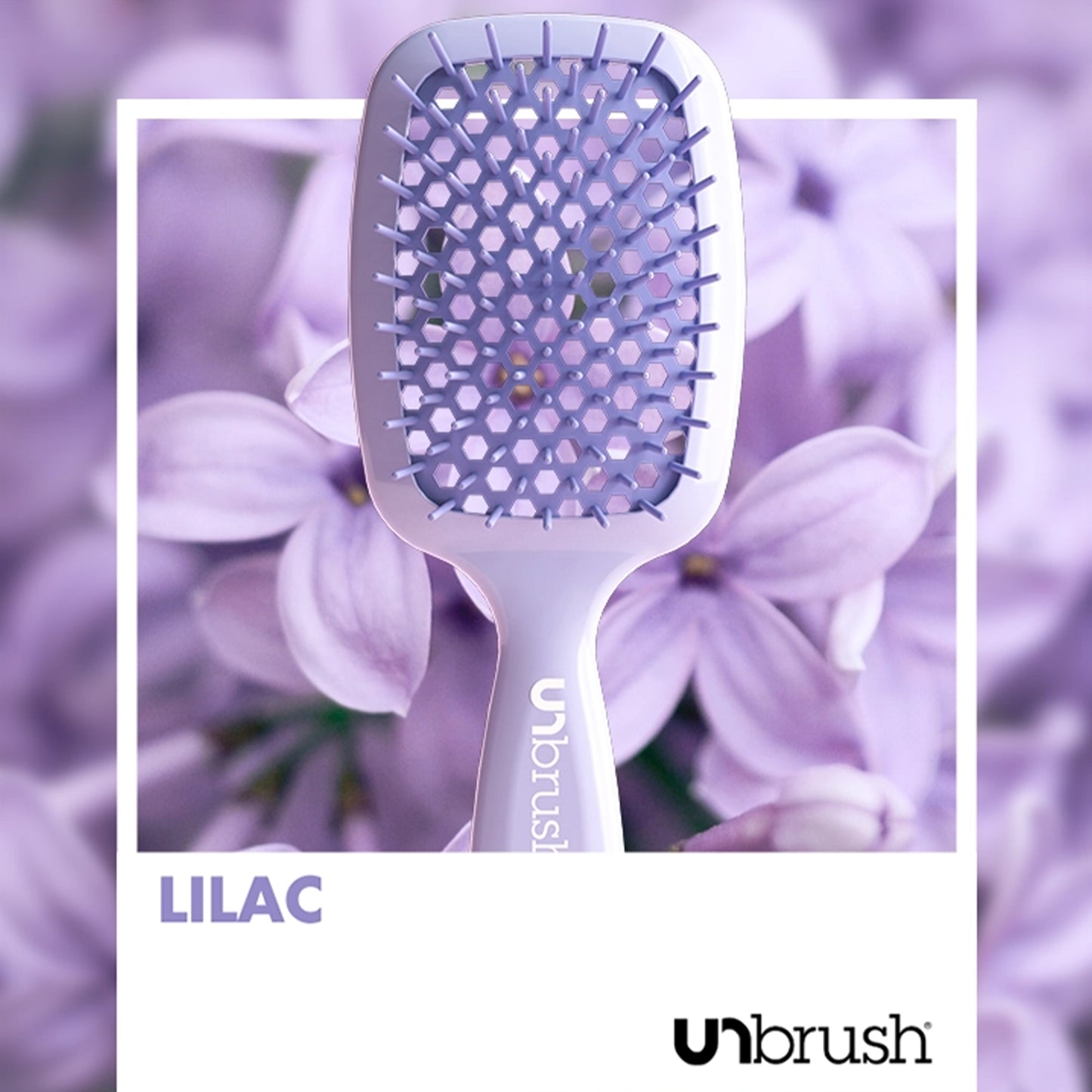 Detangling Hair Brush Mini -Pastel Collection / Lilac