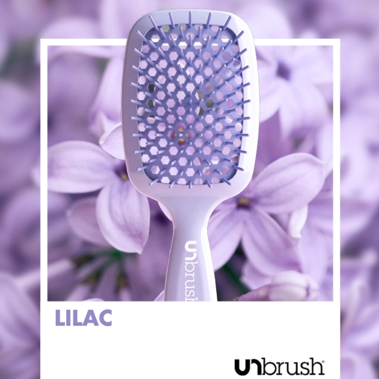 Detangling Hair Brush -Pastel Collection / Lilac