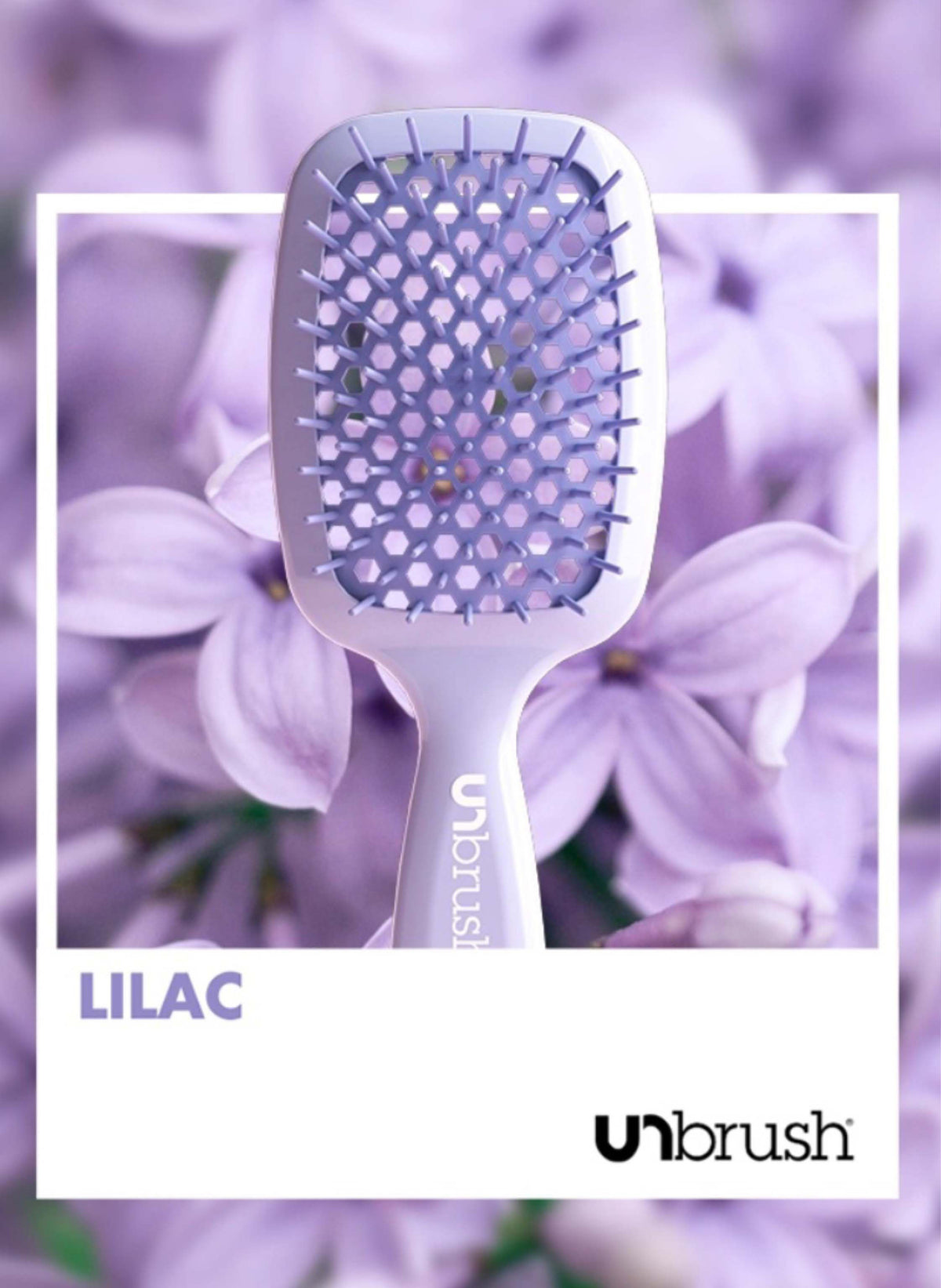 Detangling Hair Brush -Pastel Collection / Lilac
