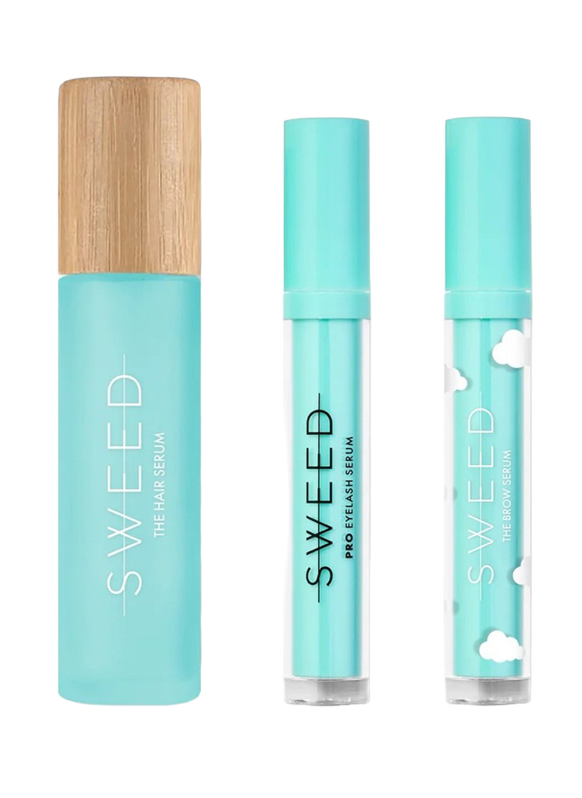 The Power Trio - Eyelash Serum 3ml, The Hair Serum, The Brow Serum