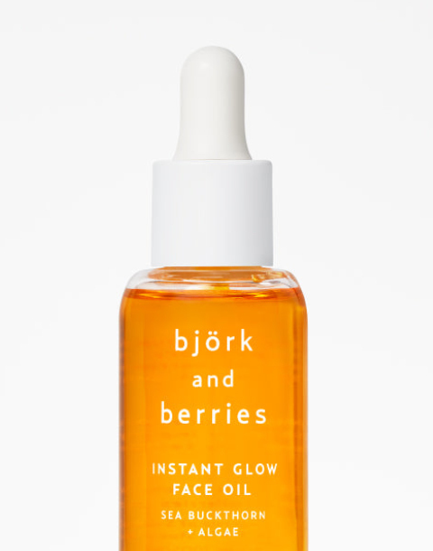 Björk and Berries Instant Glow Face Oil Sea Buckthorn + Algae