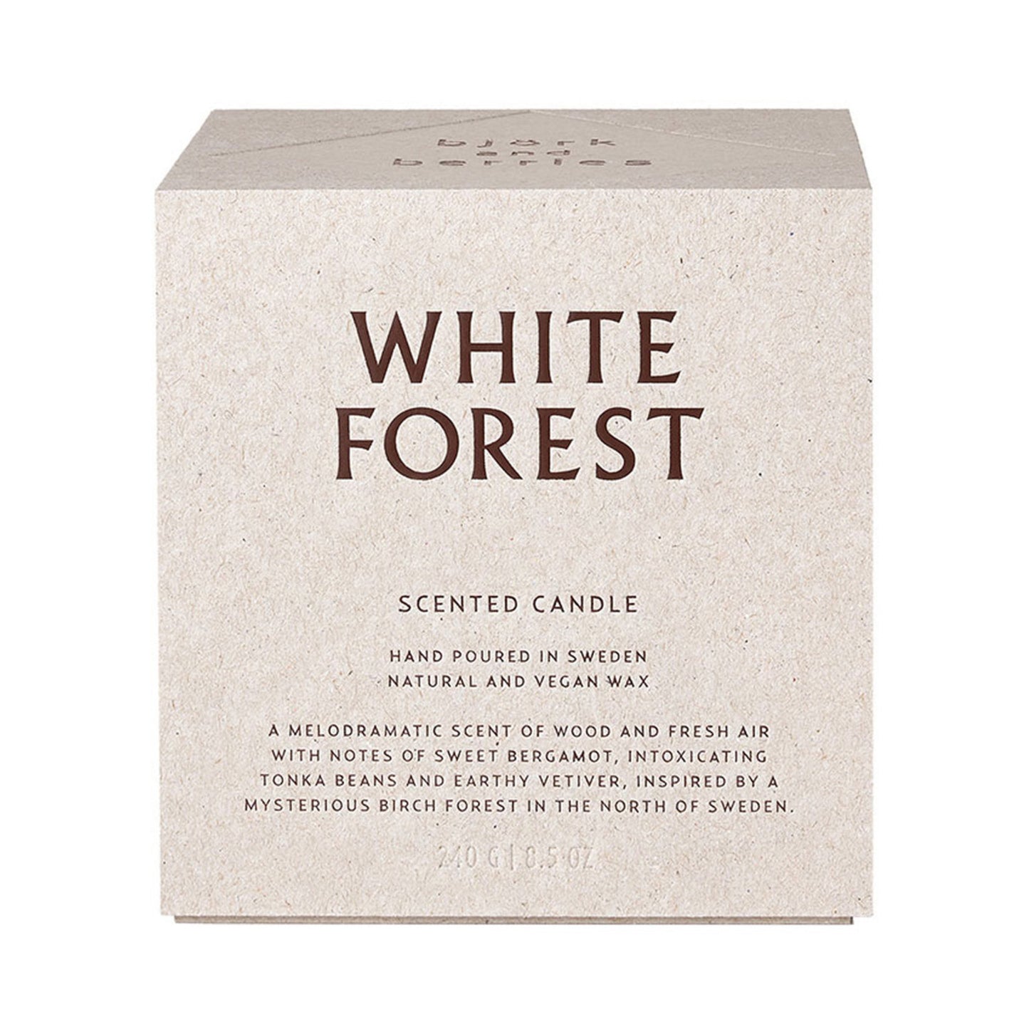 White Forest Scented Candle