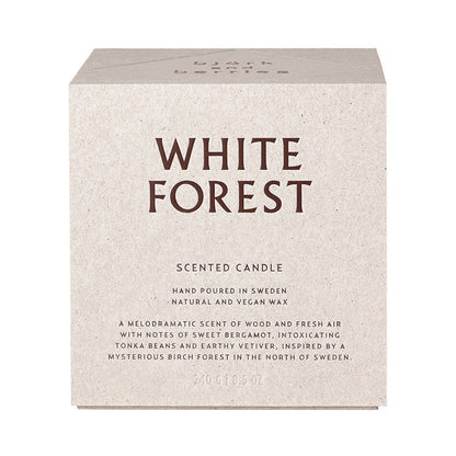 White Forest Scented Candle