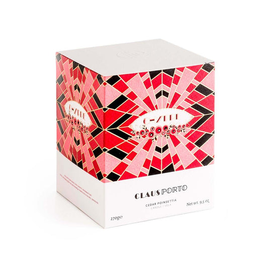 Chypre Cedar Poinsettia Candle