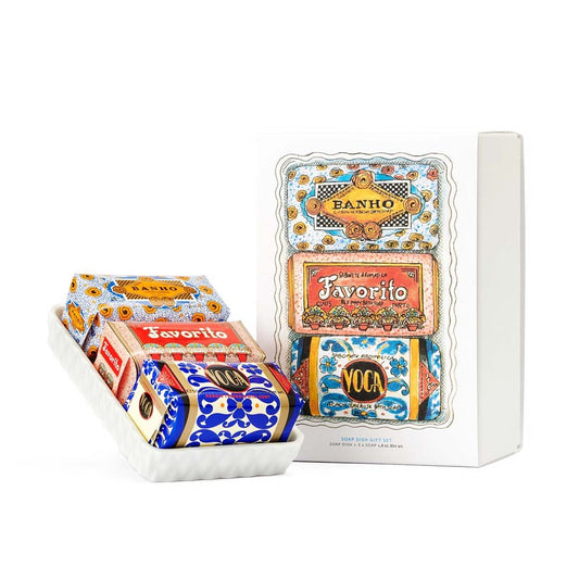 Gift Set Soap Dish + 3 Mini Soaps