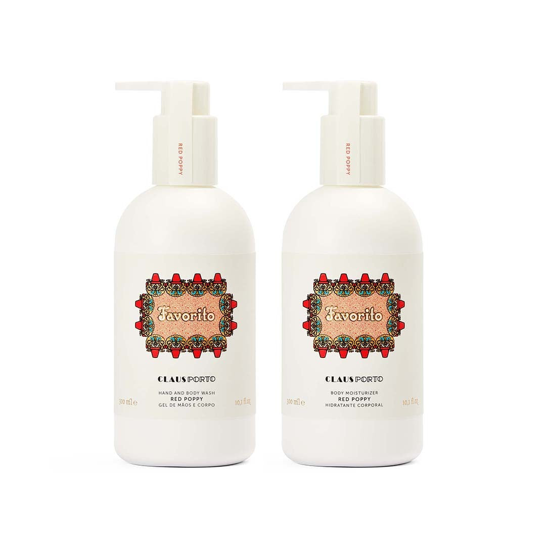 Favorito Red Poppy Duo Set Body Care