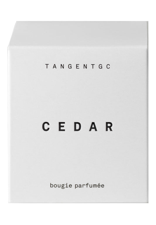 cedar bougie parfumée