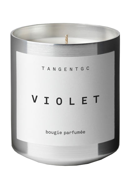 violet bougie parfumée