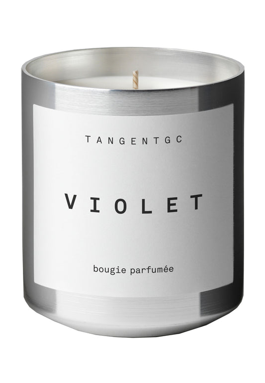 violet bougie parfumée