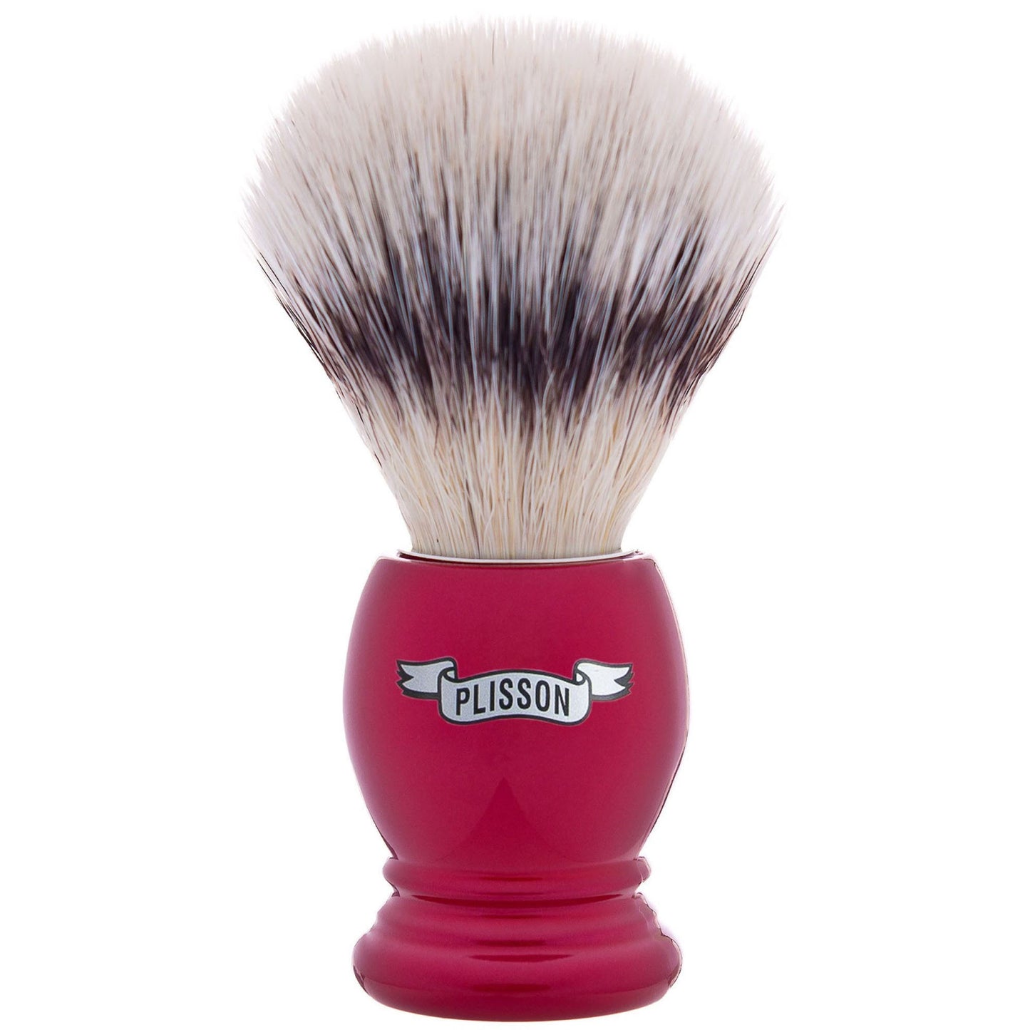 Pearl Red & High mountain white fibre shaving brush