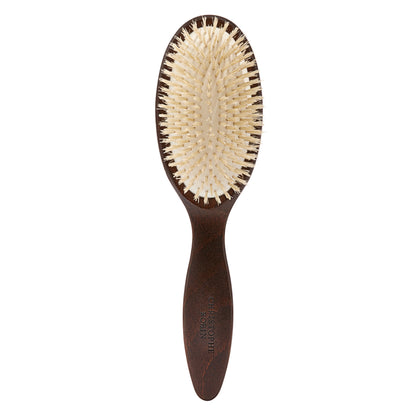 Detangling hairbrush 100% natural boar-bristle & wood