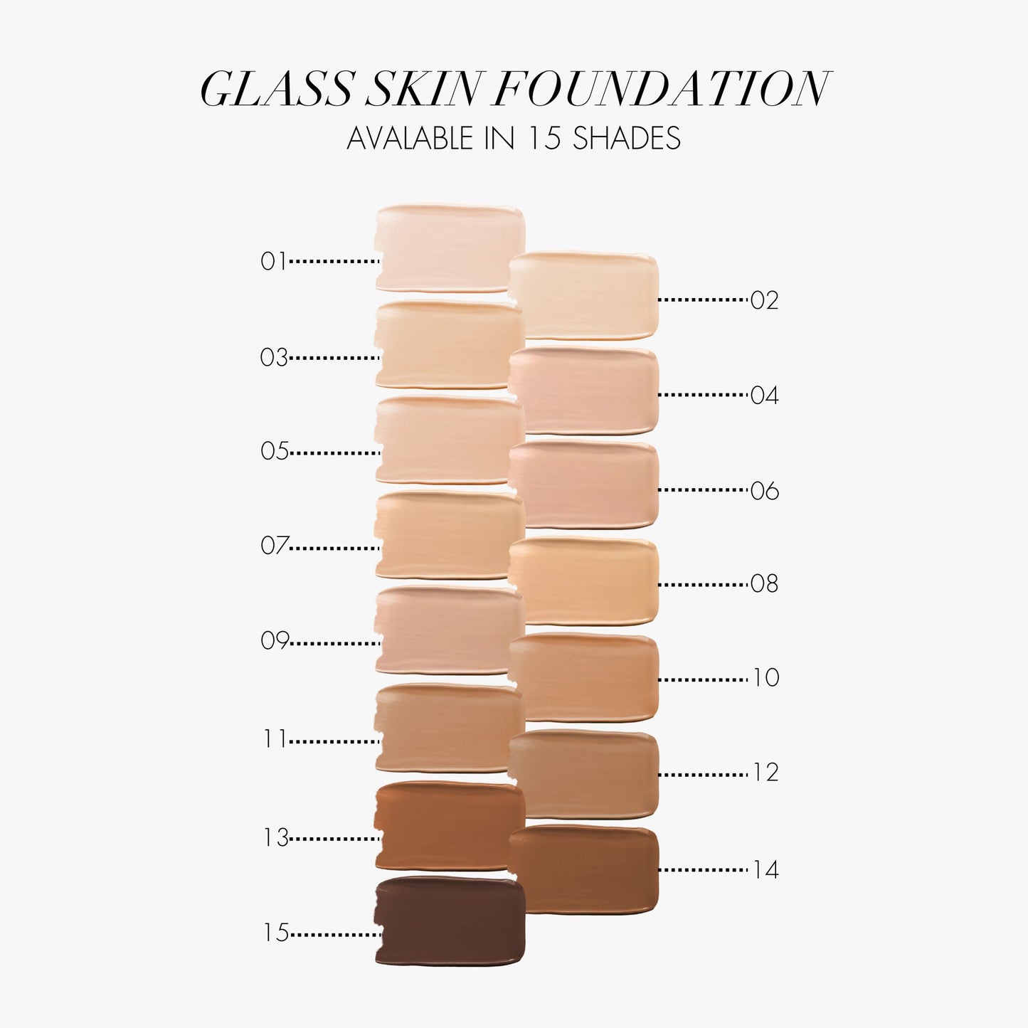 Glass Skin Foundation / 06 Medium C/N