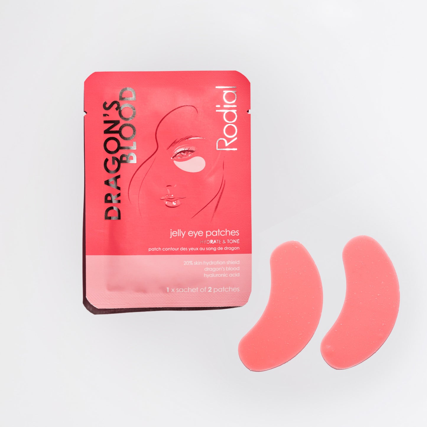 Dragon's Blood Jelly Eye Patches x4 pack