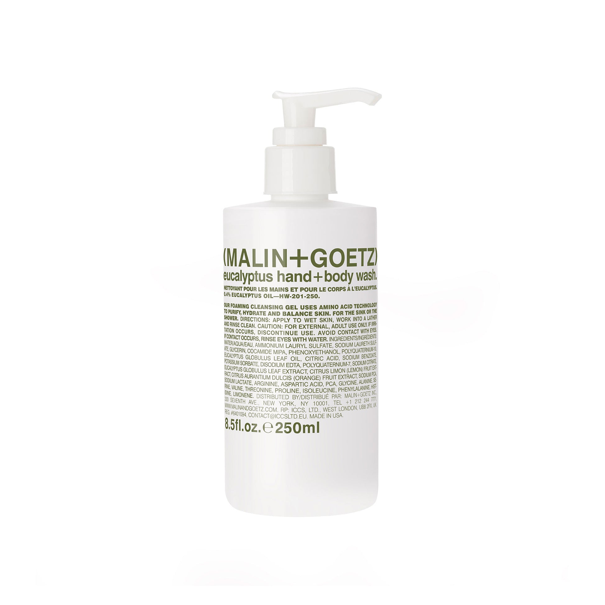 Malin+Goetz Eucalyptus Hand + Body Wash / 250 ml – Ansicht 1