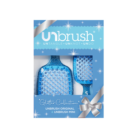Unbrush Glitter Duo Set / Sapphire Blue