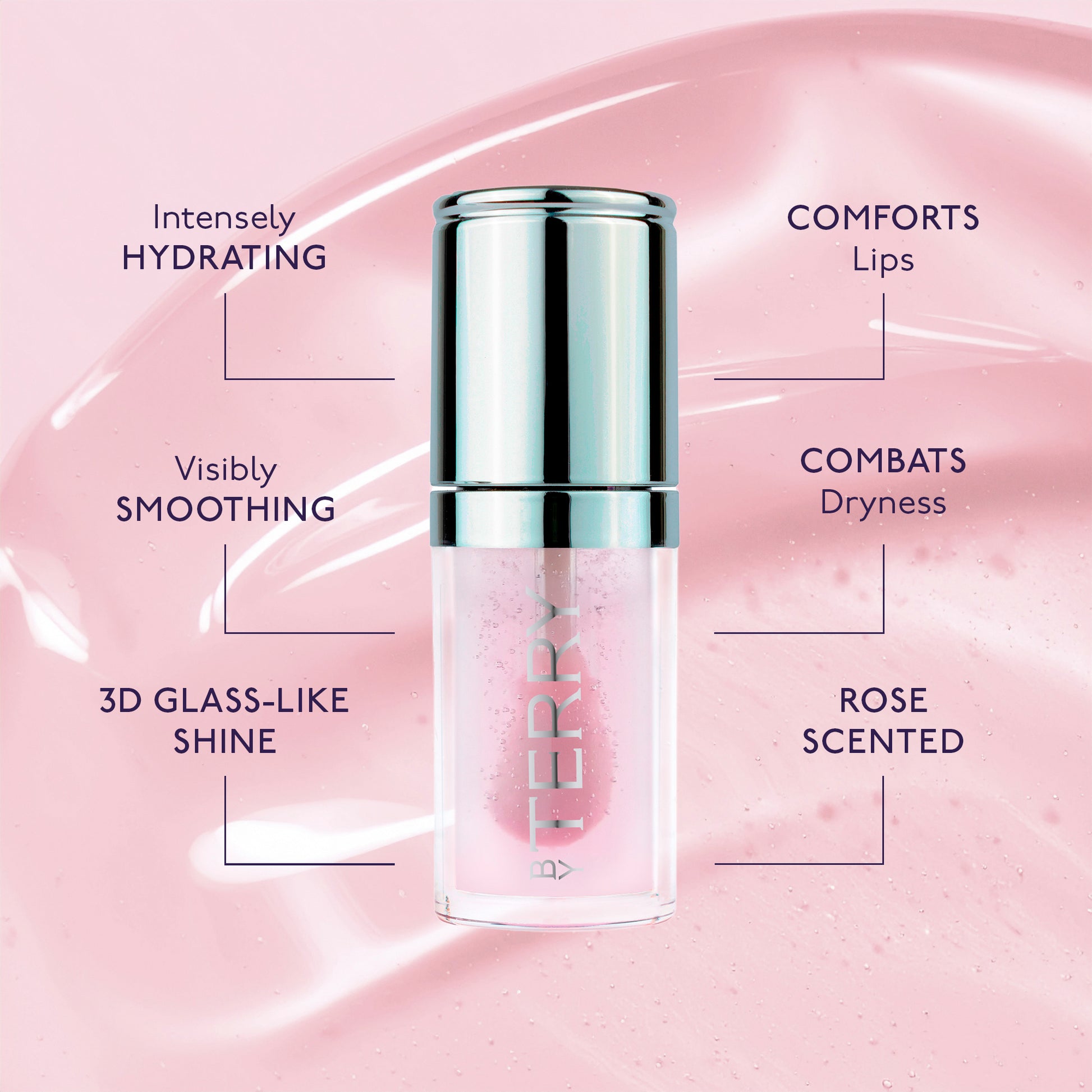 By Terry Nude-Expert Baume de Rose Lip Oil Serum / N1 - Crystal Rose Ansicht 7