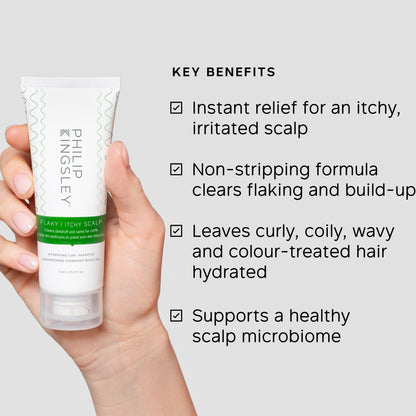 Philip Kingsley Flaky/Itchy Scalp Hydrating Curl Anti-Dandruff Shampoo / 75 ml Ansicht 3