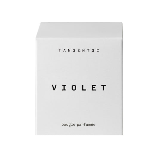 violet bougie parfumée