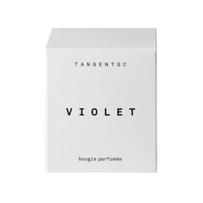 violet bougie parfumée