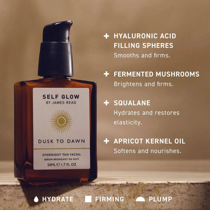 Self Glow By James Read Dusk to Dawn Overnight Tan Facial / 50 ml Ansicht 10