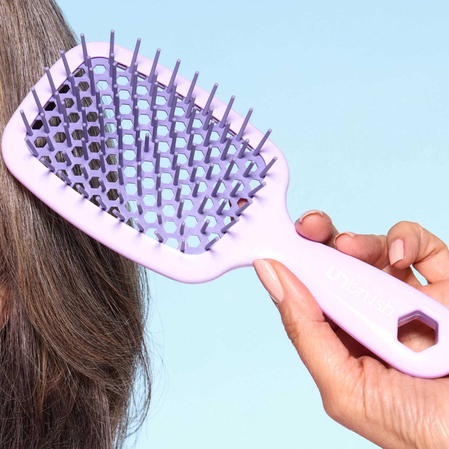 Detangling Hair Brush -Pastel Collection / Lilac