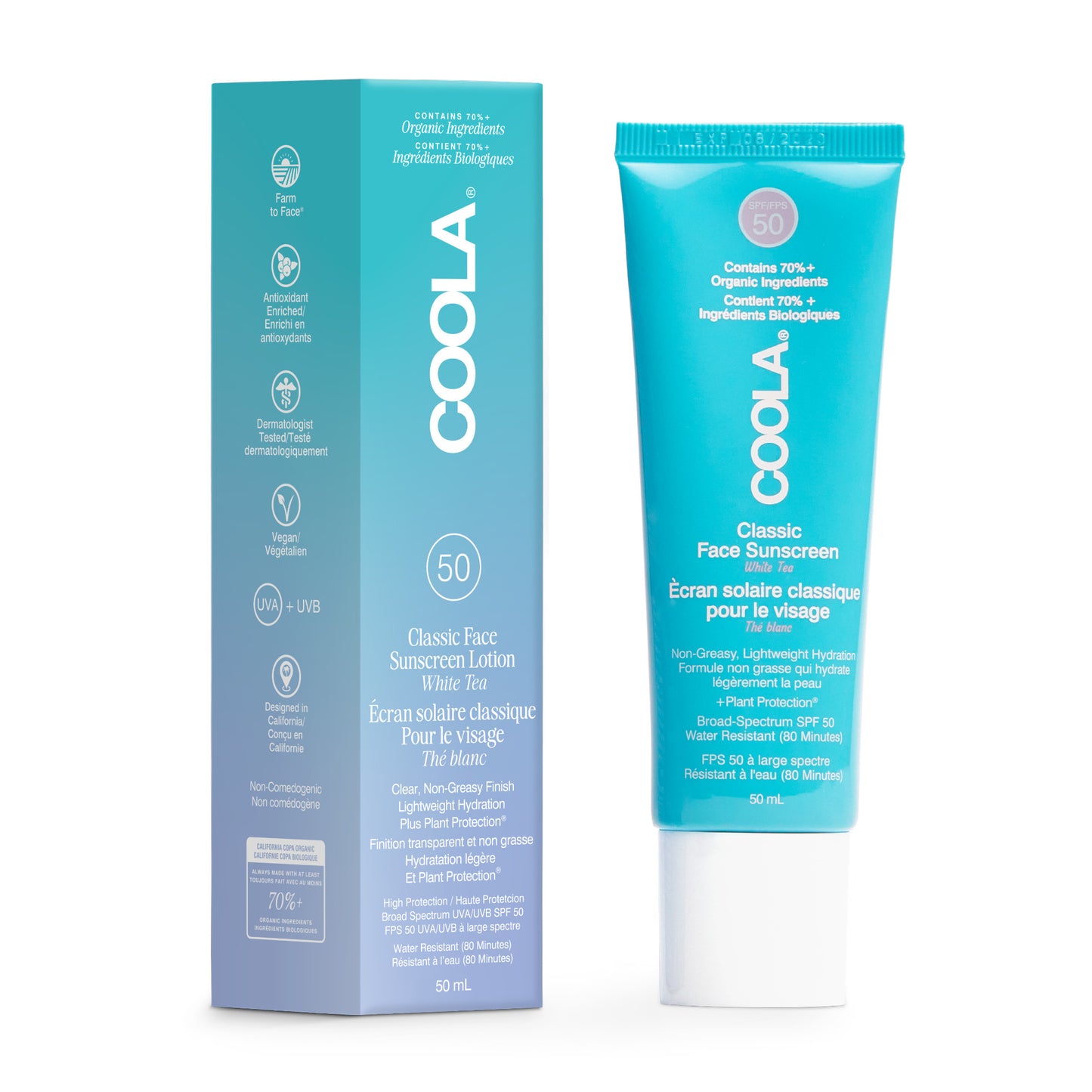 Classic SPF 50 Face Lotion White Tea