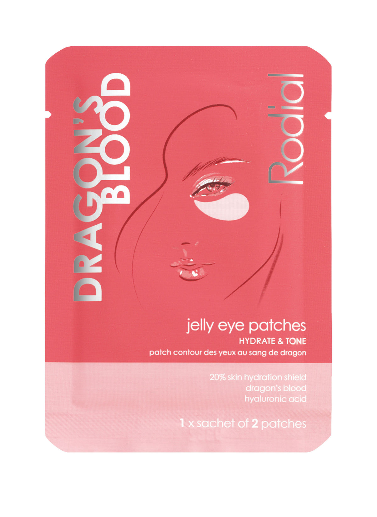 Dragon's Blood Jelly Eye Patches / x1 pack