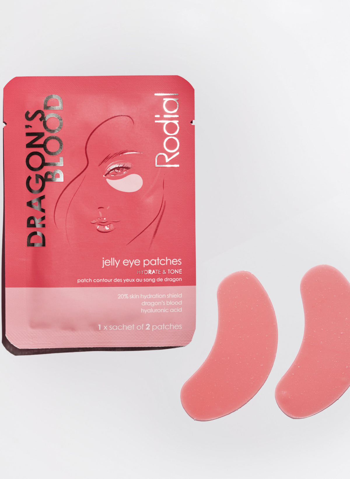 Dragon's Blood Jelly Eye Patches / x1 pack