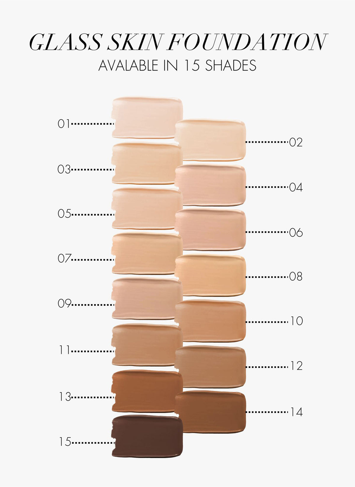 Glass Skin Foundation / 03 Light W