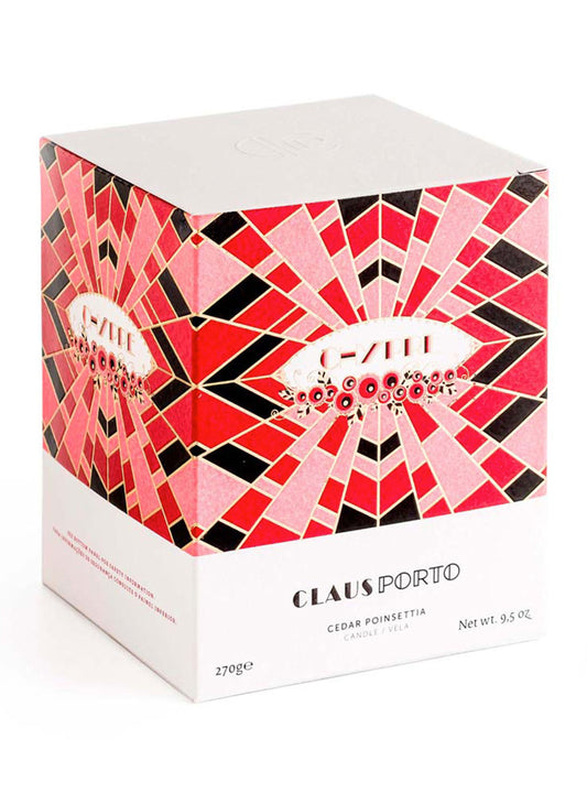 Chypre Cedar Poinsettia Candle