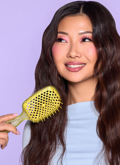Detangling Hair Brush Glitter / Amber
