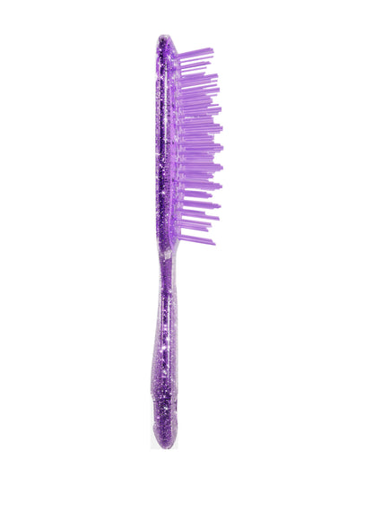 Detangling Hair Brush Glitter / Amethyst