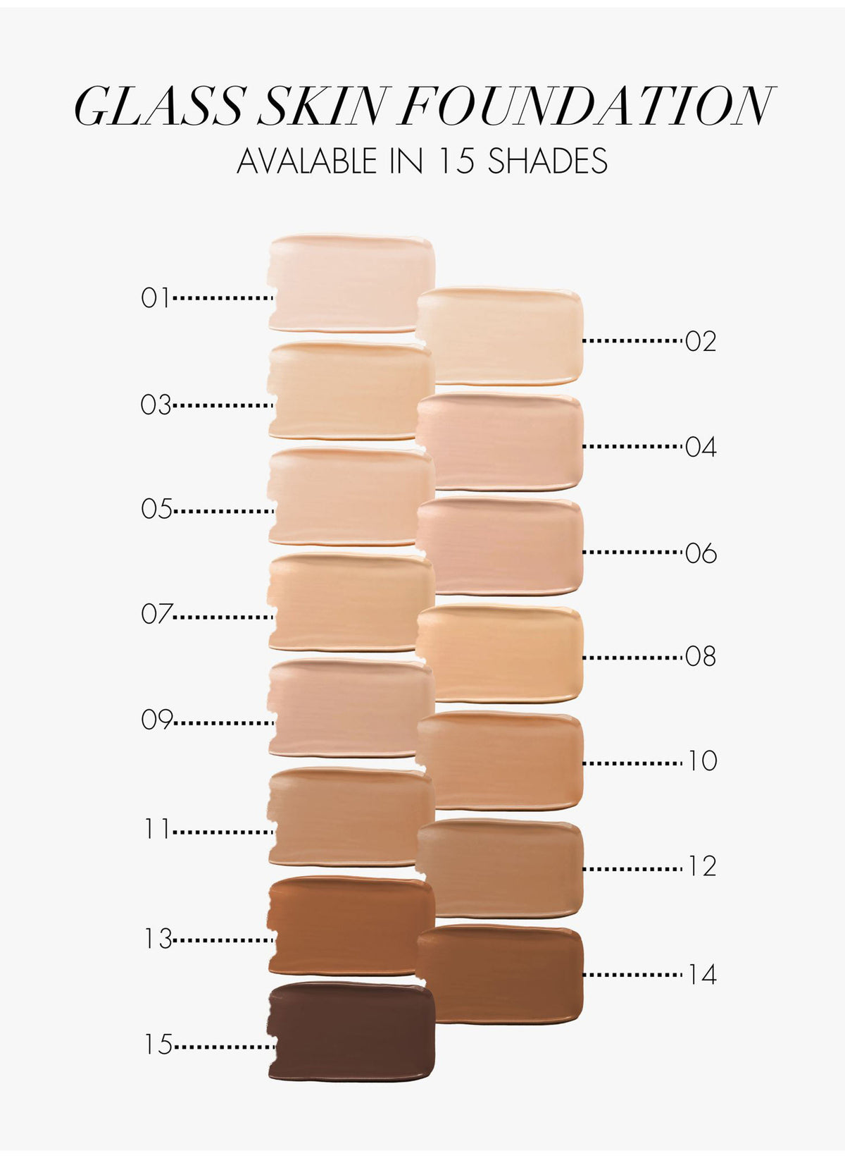 Glass Skin Foundation / 11 Deep W