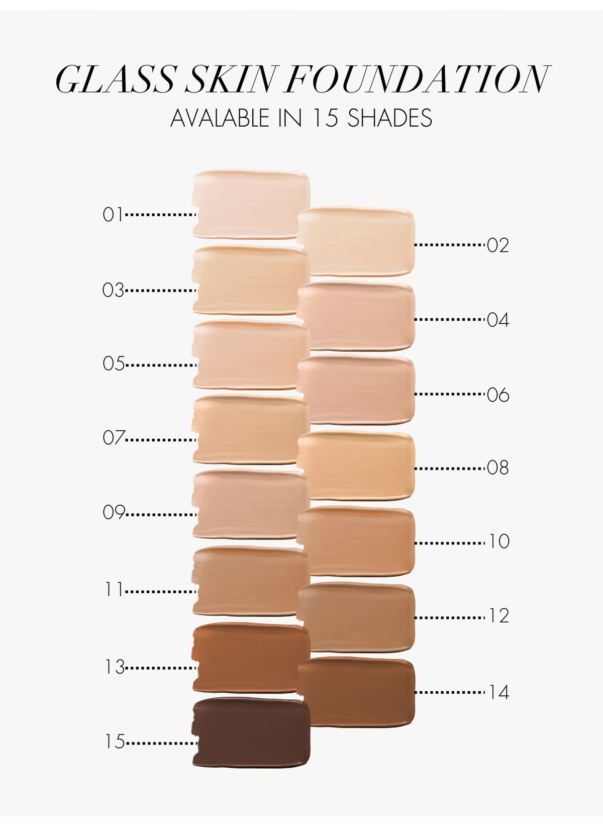 Glass Skin Foundation / 13 Deep W