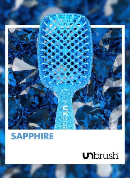 Detangling Hair Brush Glitter / Sapphire