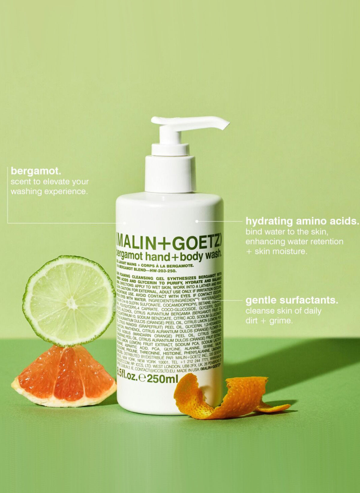 Bergamot Hand + Body Wash