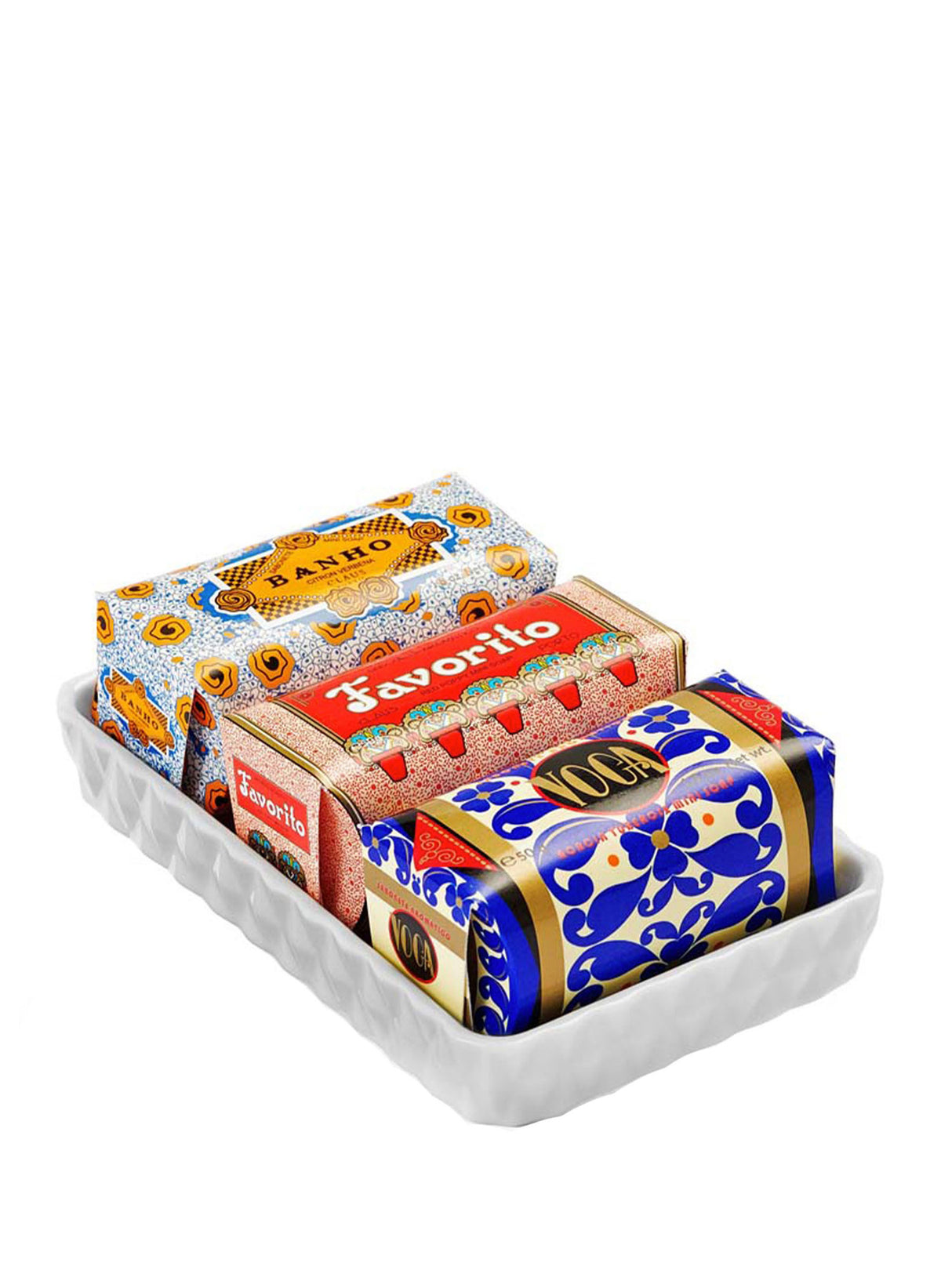 Gift Set Soap Dish + 3 Mini Soaps