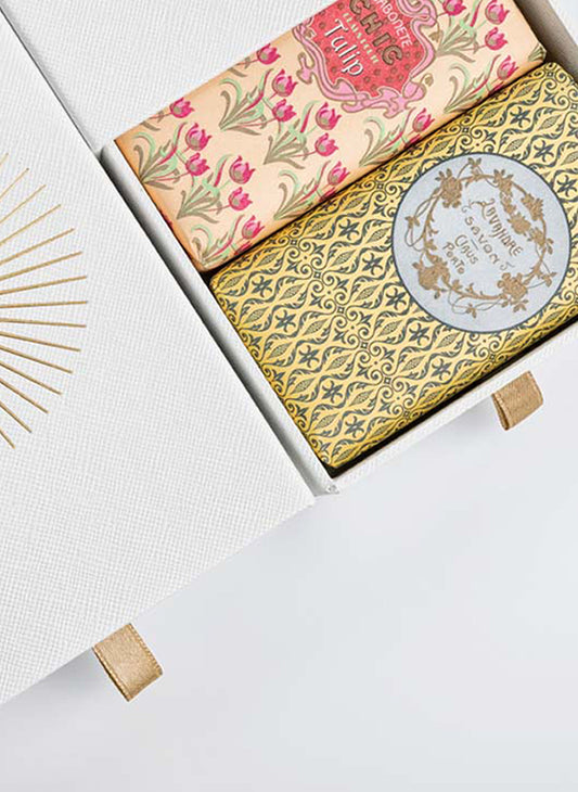 Gift Box of 3 Wax-Sealed Soaps