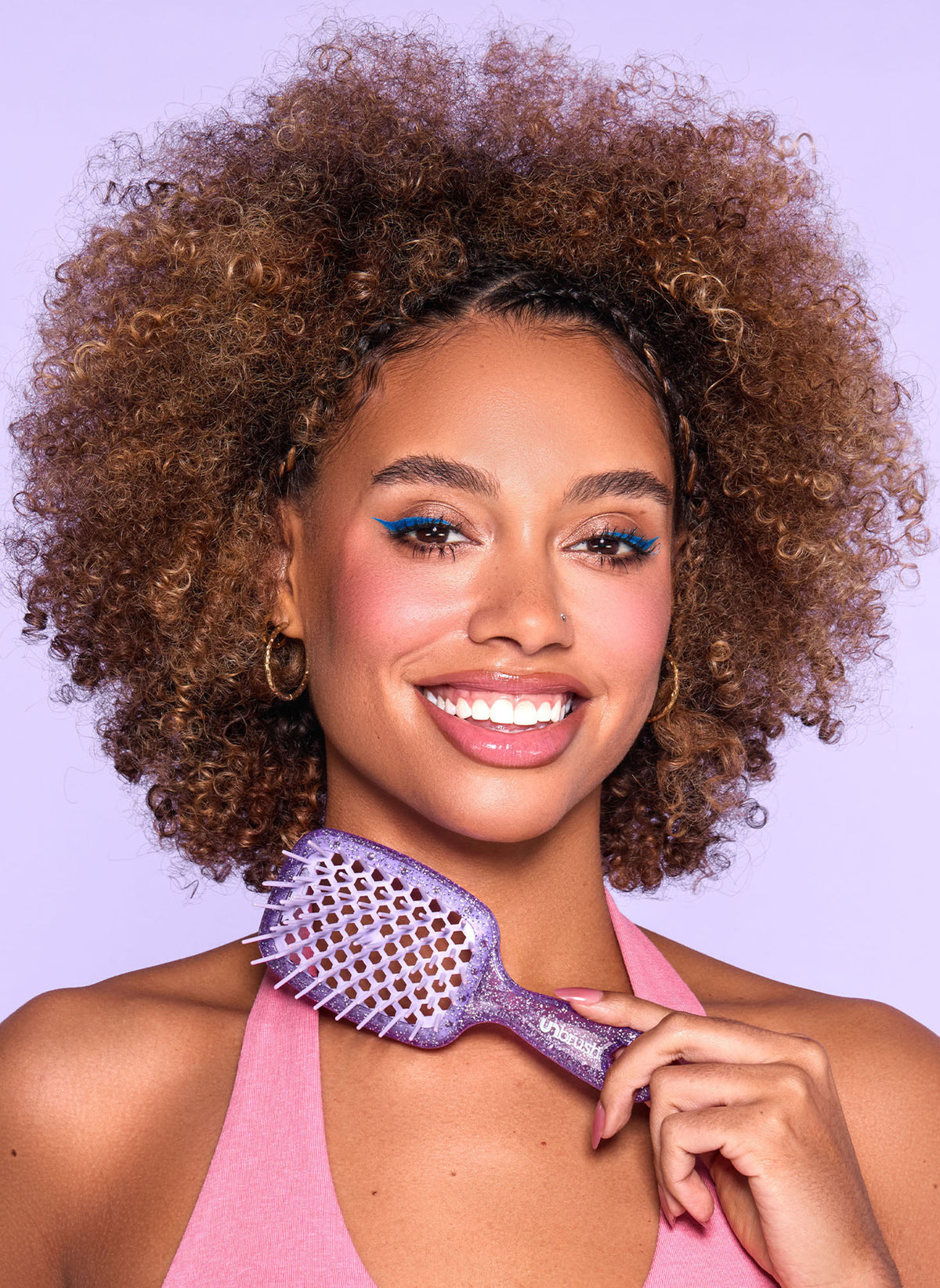 Unbrush Glitter Duo Set / Amethyst Lavender