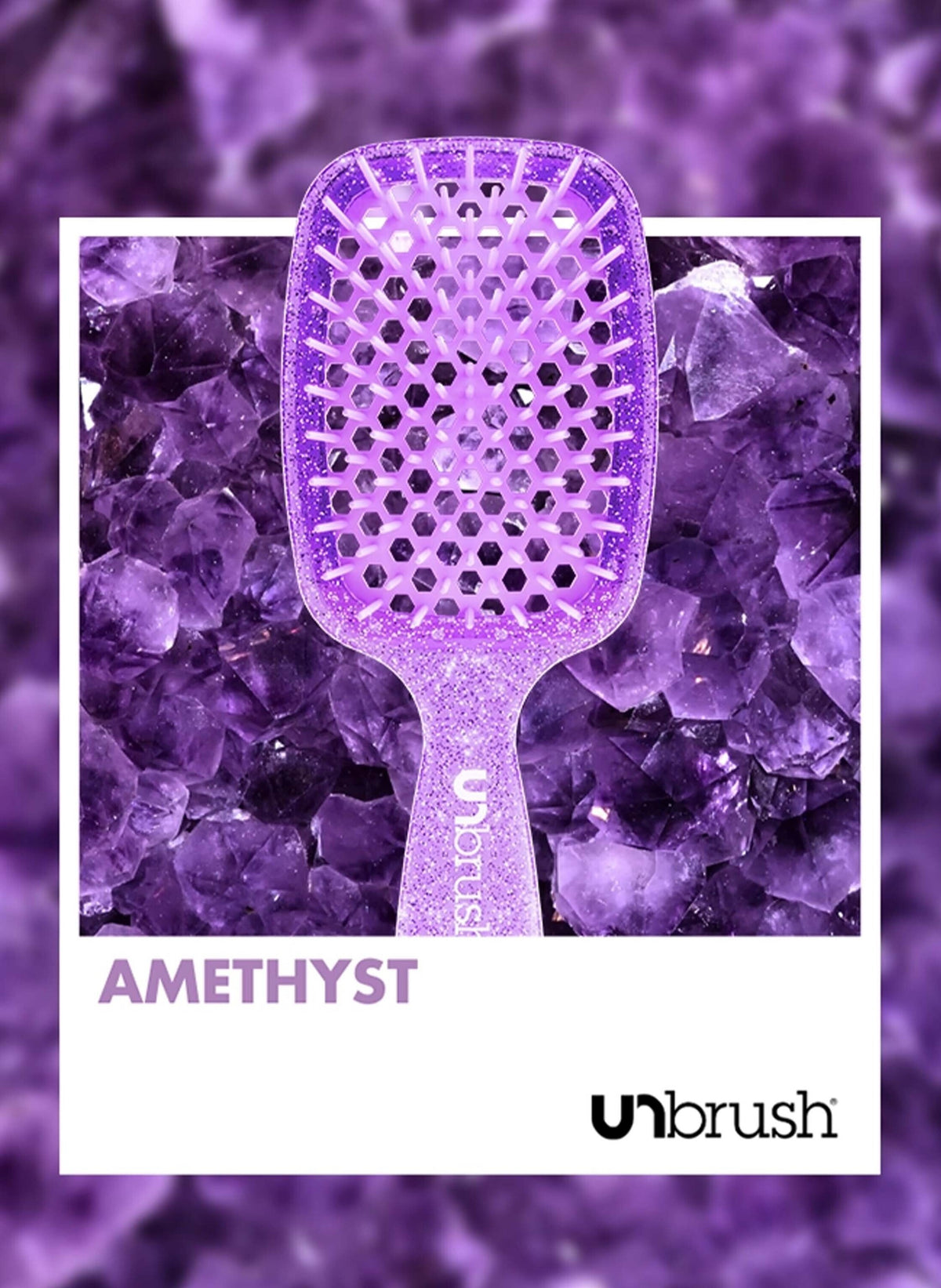 Unbrush Glitter Duo Set / Amethyst Lavender