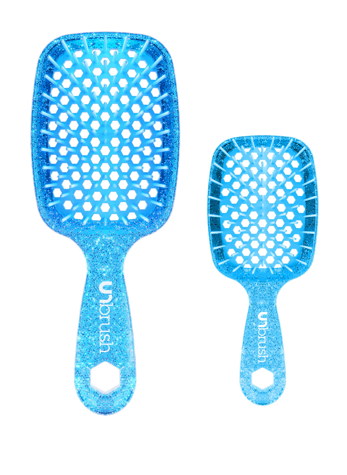 Unbrush Glitter Duo Set / Sapphire Blue