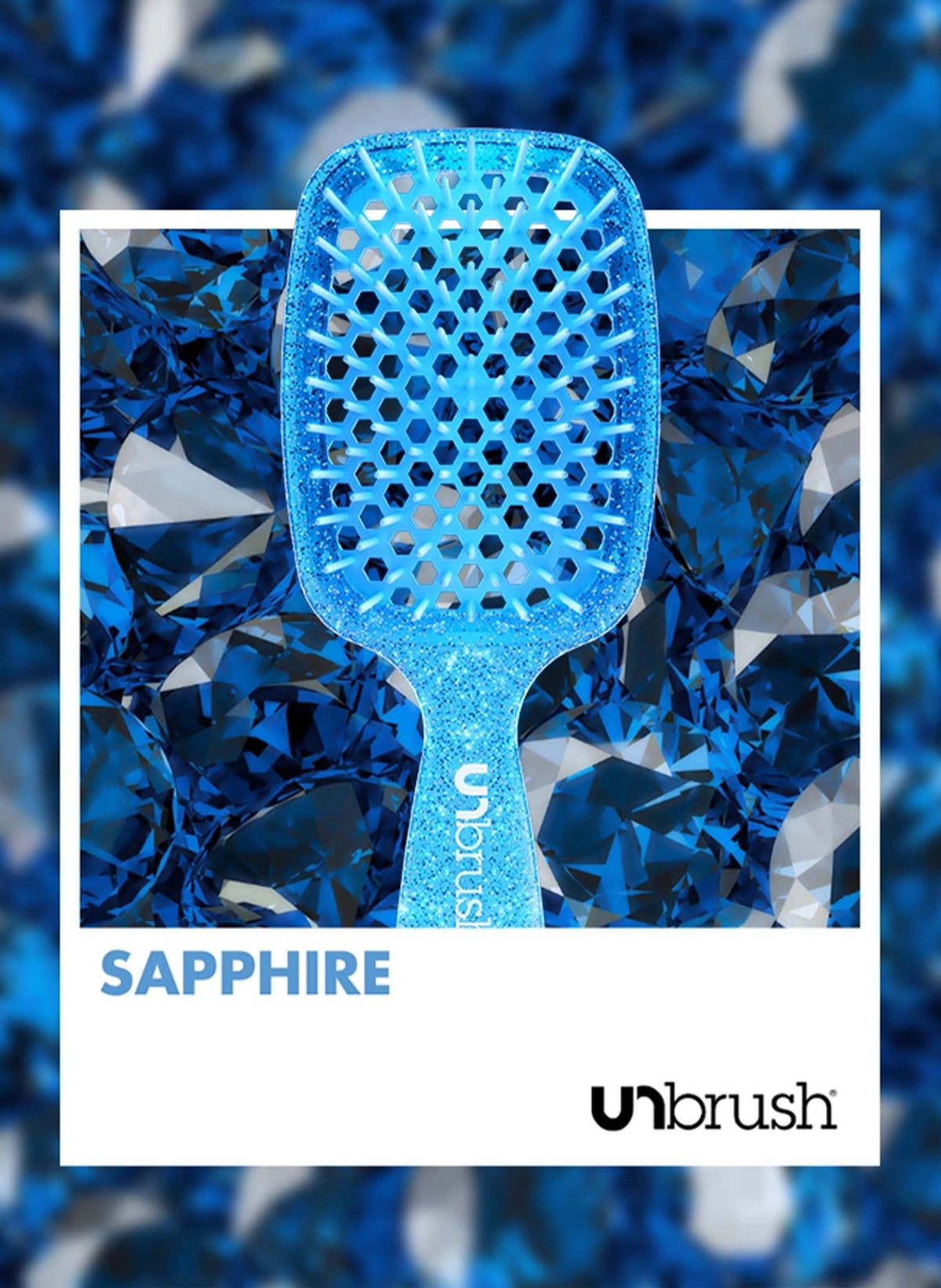 Unbrush Glitter Duo Set / Sapphire Blue